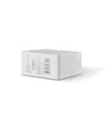 Ytmonteringsbox - enkel, vit