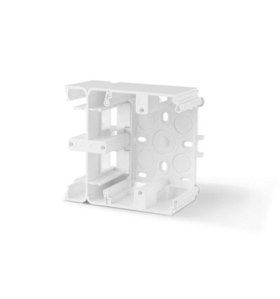 Ytmonteringsbox - modul, vit