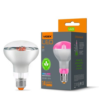 R80 LED växtbelysning 9W E27 - Fito, 230V