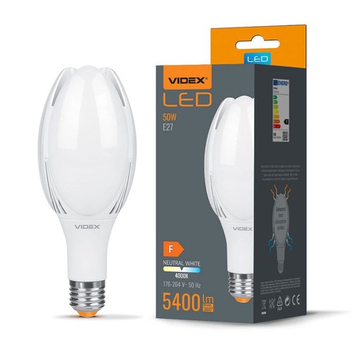A108 LED-lampa 50W E27 - neutralvit, 230V, 5400lm