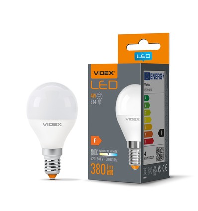 G45 LED-lampa 4W E14 - neutralvit, 230V, 380lm, förbrukning 4W