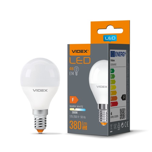 G45 LED-lampa 4W E14 - varmvit, 230V, 380 lm