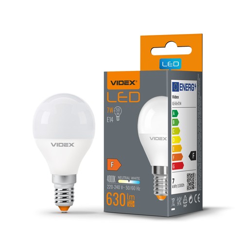 G45 LED-lampa 7W E14 - neutralvit, 230V, 630lm