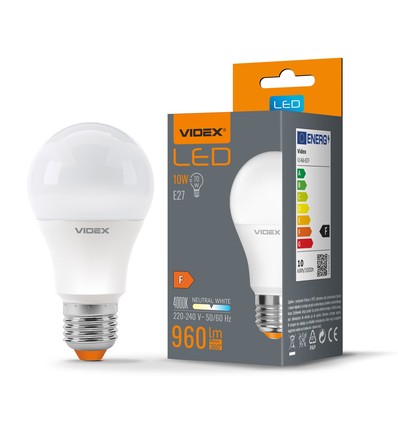 A60 LED-lampa 10W E27 - neutralvit, 230V, 960 lm, förbrukning 10 W