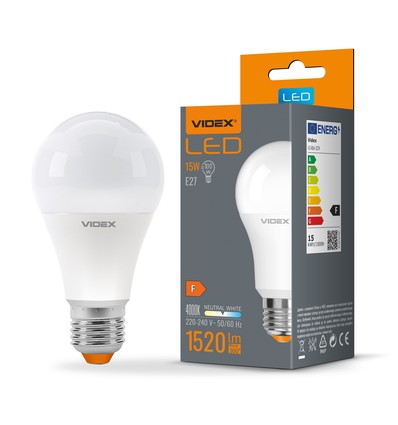 A65 LED-lampa 15W E27 - neutralvit, 230V, 1520lm