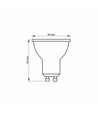 LED-lampa 5W GU10 - varmvit, 230V, 420lm, förbrukning 5W