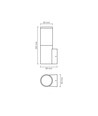 Arkitektonisk LED-armatur - spänning: 230V, förbrukning: max 30