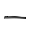 60 cm LED sammankopplingsbar linjär belysning 24W - 5000K, svart, 230V, ljusstyrka 2400, förbrukning 24