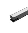 60 cm LED sammankopplingsbar linjär belysning 24W - 5000K, svart, 230V, ljusstyrka 2400, förbrukning 24