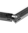 60 cm LED sammankopplingsbar linjär belysning 24W - 5000K, svart, 230V, ljusstyrka 2400, förbrukning 24