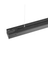 60 cm LED sammankopplingsbar linjär belysning 24W - 5000K, svart, 230V, ljusstyrka 2400, förbrukning 24