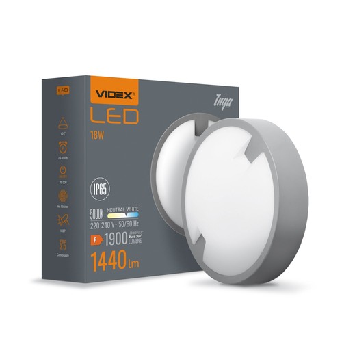 Inga vägglampa 18W - neutralvit, 230V, 1900lm