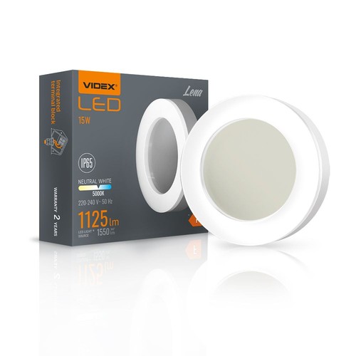 Lena vägglampa 15W - neutralvit, 230V, 1550lm