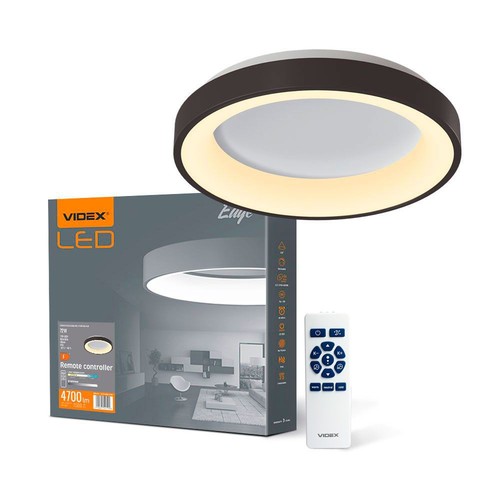 Edge taklampa 72W - LED, svart, 230V, ljusstyrka 7500, förbrukning 72