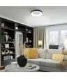 Edge taklampa 72W - LED, svart, 230V, ljusstyrka 7500, förbrukning 72