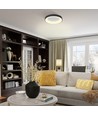 Edge taklampa 72W - LED, svart, 230V, ljusstyrka 7500, förbrukning 72