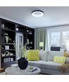 Edge taklampa 72W - LED, svart, 230V, ljusstyrka 7500, förbrukning 72