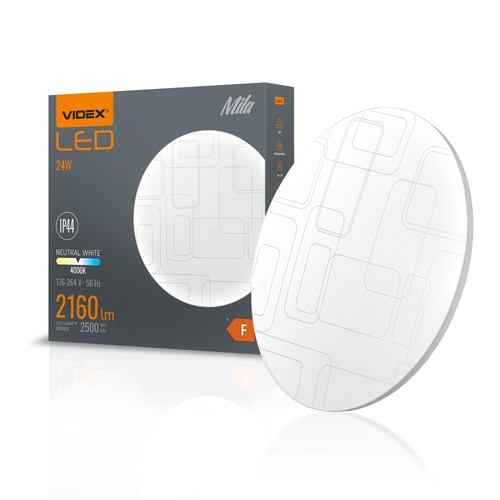 Mila taklampa 24W - neutralvit, 230V, ljusstyrka 2500lm, förbrukning 24W
