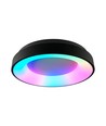 Edge pendelarmatur 72W - LED, dimbar, med fjärrkontroll, RGB, svart, spänning: 230V, ljusstyrka: 7500, förbrukning: 72