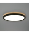 Taklampa 18W - LED, rund, svart, neutralvit, spänning: 230V, ljusstyrka: 2000, förbrukning: 18