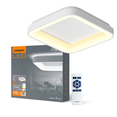 Edge taklampa 72W - LED, vit, 230V, 7500lm, förbrukning 72W