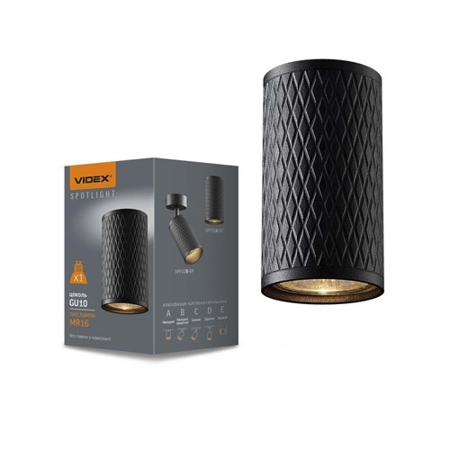 Talen takspot GU10 - svart, 230V, max 30W