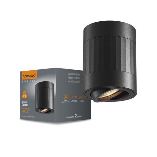 Paul takspot GU10 - svart, 230V, max 30W