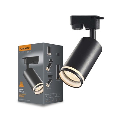 Spoträlarmatur GU10 - Skot svart, 230V, max 30W