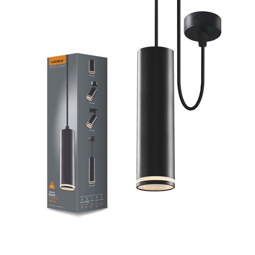 Tatum pendellampa GU10 - svart, 230V, max 30W