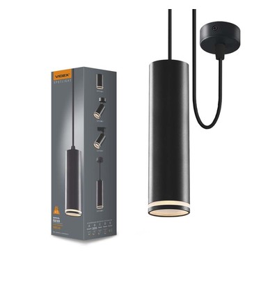 Tatum pendellampa GU10 - svart, 230V, max 30W