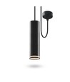 Tatum pendellampa GU10 - svart, 230V, max 30W