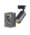 Lonzo armatur GU10 - spottskena, svart, 230V, max 30W