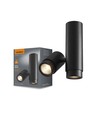 Ariza takspotlampa GU10 - 2x, svart, 230V, max 2x30W