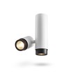 Ariza takspotlampa GU10 - 2x, vit, 230V, max 2x30W