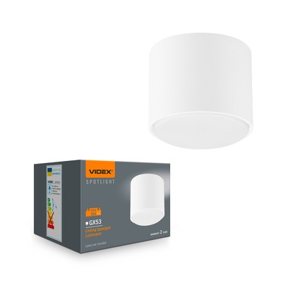 Takspot GX53 - spänning 230V, förbrukning max 30