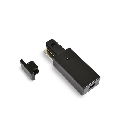 Strömanslutning till 1-fas skena - Svart, 1F2W