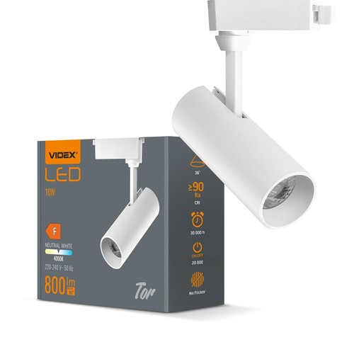 Tor spotlight 10W - vit, 230V, 800lm, förbrukning 10W