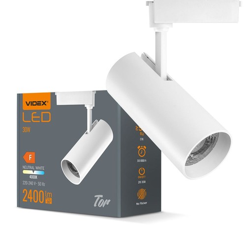 Tor LED skenlampa 30W - vit, 230V, 2400lm, förbrukning 30W