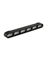 LED-ljus - magnetiskt slankt skensystem, svart, ljusstyrka 880lm, förbrukning 11W