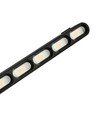 LED-ljus - magnetiskt slankt skensystem, svart, ljusstyrka 880lm, förbrukning 11W