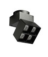 LED-ljus - för magnetiskt slankt skensystem, svart, ljusstyrka 610 lm, förbrukning 7,5W