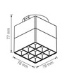 LED-ljus - för magnetiskt smalt skensystem, svart, ljusstyrka: 1380, förbrukning: 16