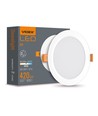 LED downlight 6W - rund, neutralvit, 230V, 620lm, 6W förbrukning