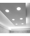 LED downlight 18W - rund, neutralvit, 230V, 2100lm