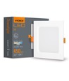 LED downlight 6W - Fyrkantig, neutralvit, 230V, 620lm