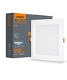 LED downlight 12W - Fyrkantig, neutralvit, 230V, 1400lm