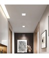 LED downlight 12W - Fyrkantig, neutralvit, 230V, 1400lm