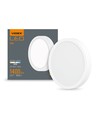 LED taklampa 18W - Rund, neutralvit, spänning: 230V, ljusstyrka: 1850, förbrukning: 18
