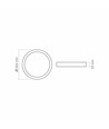 LED taklampa 24W - Rund, neutralvit