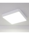 LED taklampa 18W - Fyrkantig, neutralvit, 230V, 1850lm, förbrukning 18W